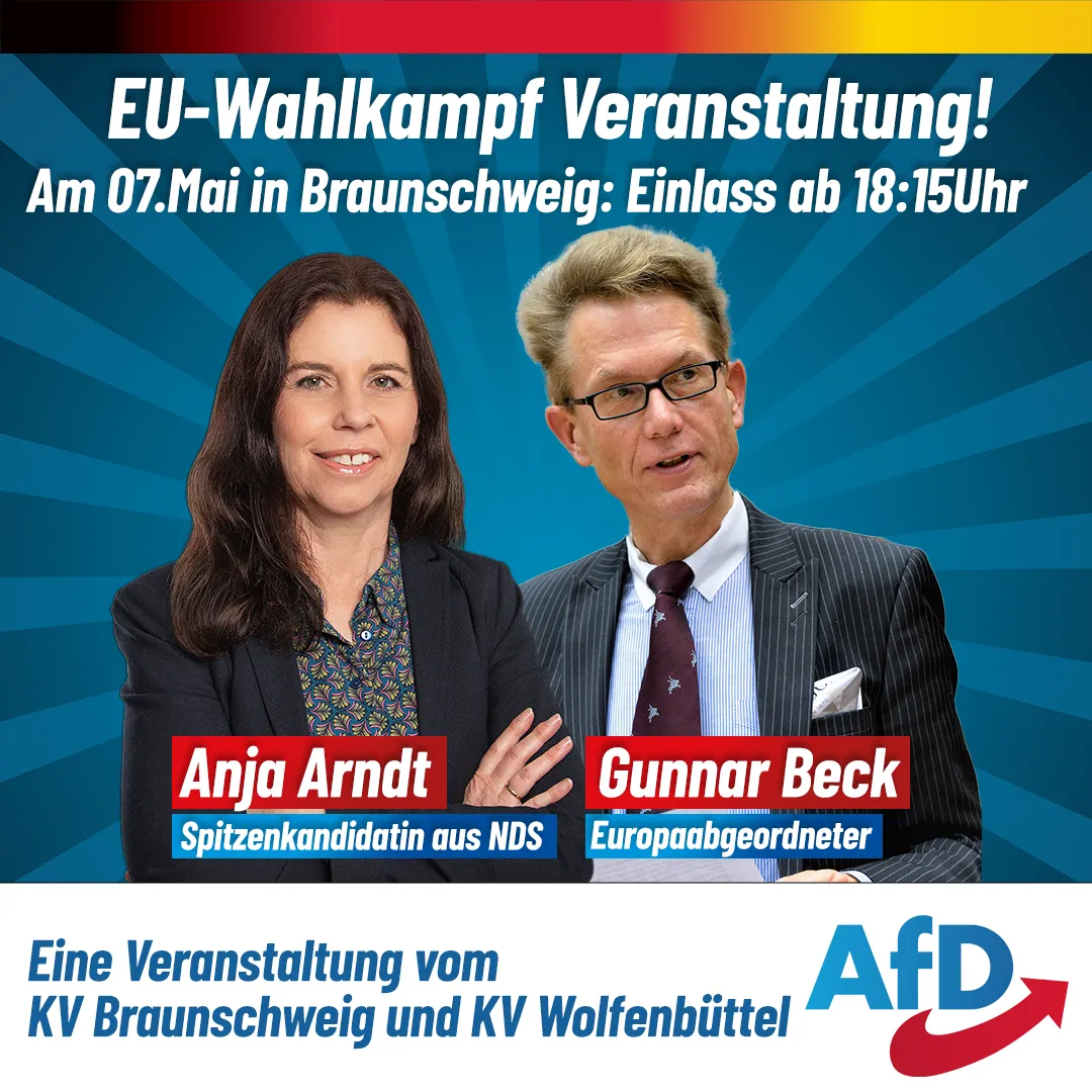 EU Veranstaltung Spitzenkandidatin Anja Arndt aus Niedersachsen