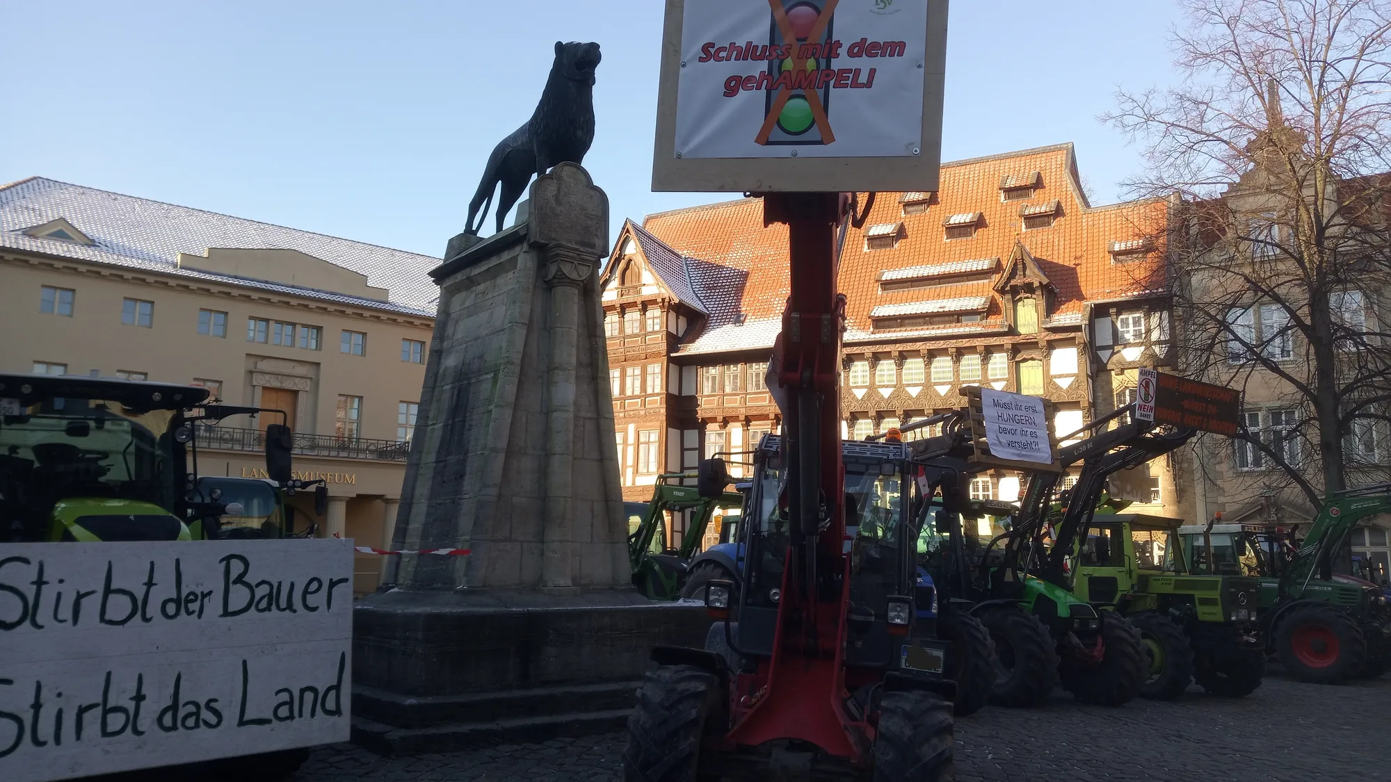 Bauernproteste 08.01.2024 Braunschweig