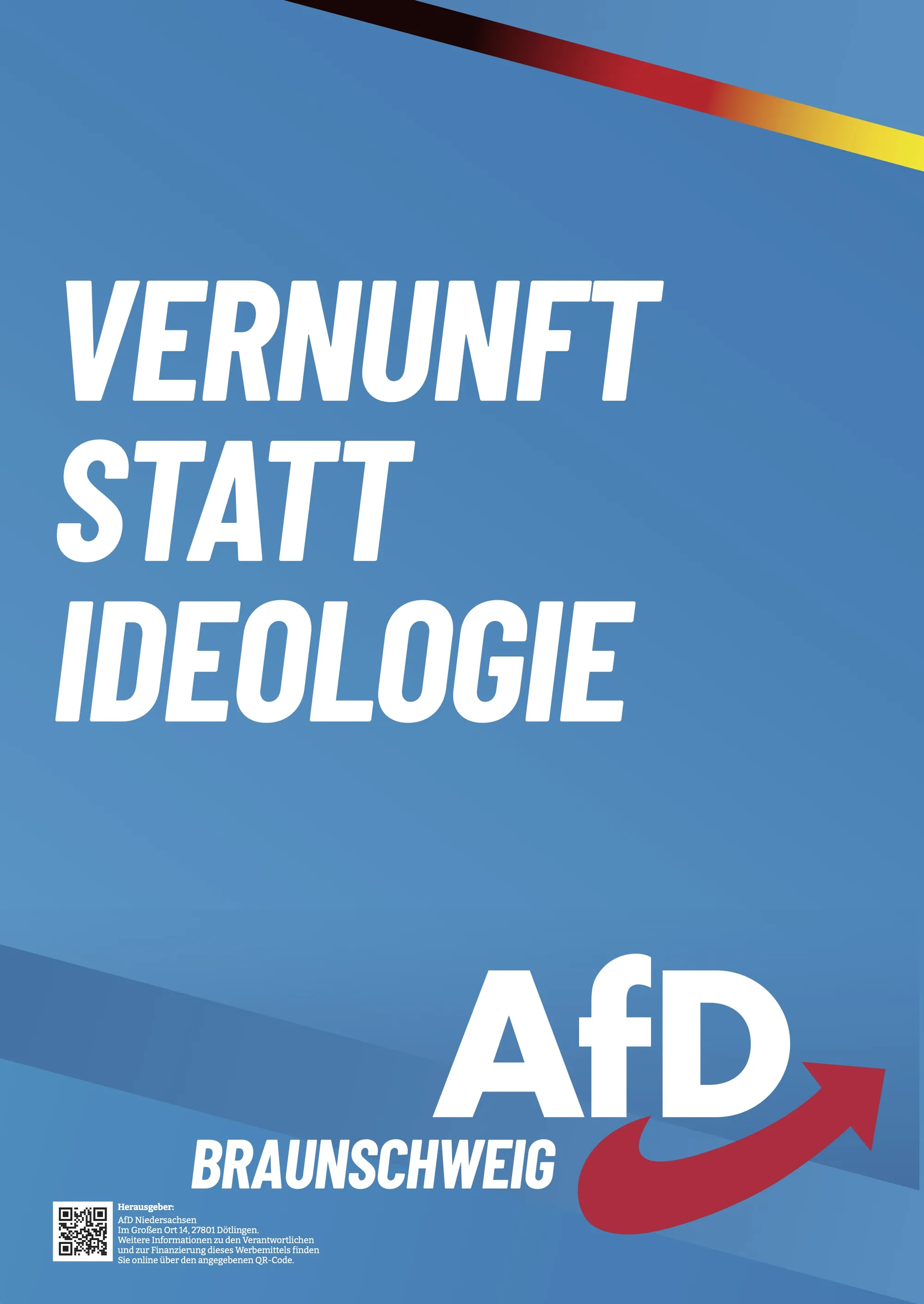 Plakat_ Vernunft statt Ideologie